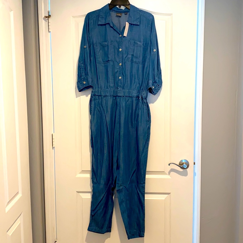SOHO New York & Co Denim Jumpsuit